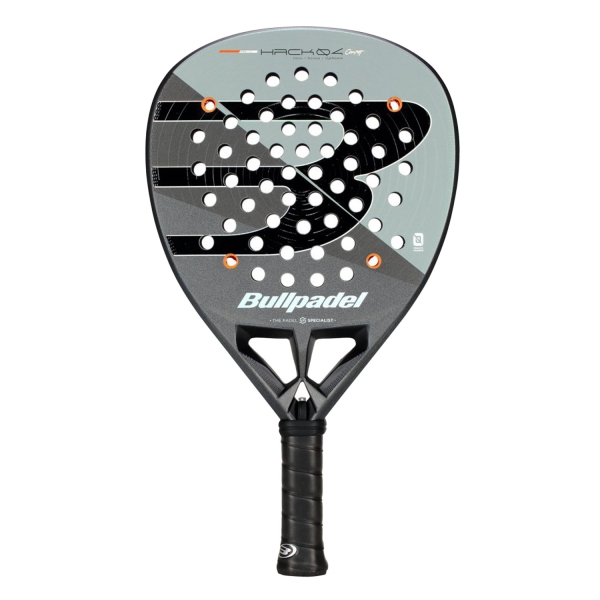 Bullpadel Pro Padel Racket Bullpadel Hack 04 CMF Padel  Anthracite/Light Green 494394