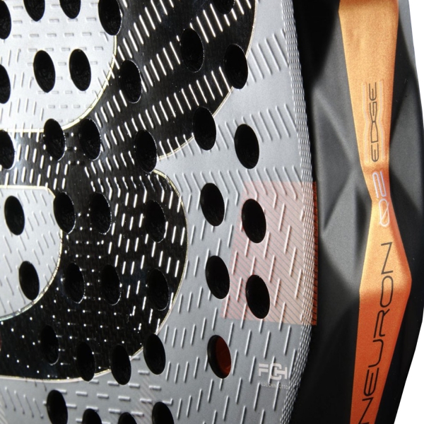 Bullpadel Neuron 02 Edge Padel - Black/Orange/Silver