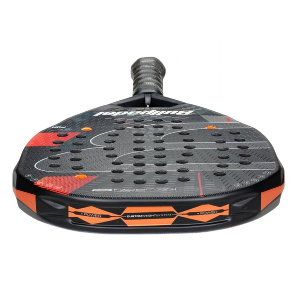 Bullpadel Neuron 02 Edge Padel - Black/Orange/Silver