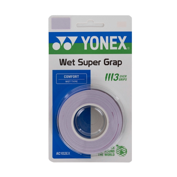 Overgrip Yonex Wet Super Grap Overgrip x 3  Pale Lilac 5027000PL
