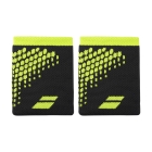 Babolat Logo Jumbo Medium Wristbands - Aero/Grey Babolat Logo Jumbo Medium Wristbands - Aero/Grey
