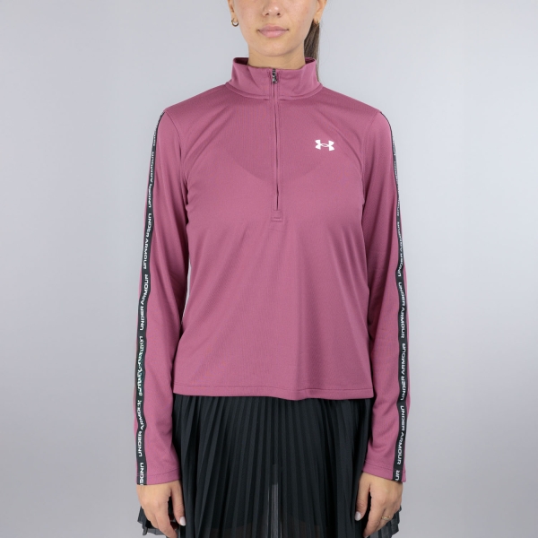 Women's Tennis Shirts and Hoodies Under Armour Tech Shirt  Fuchsia Dusk/Black/White 60051000659