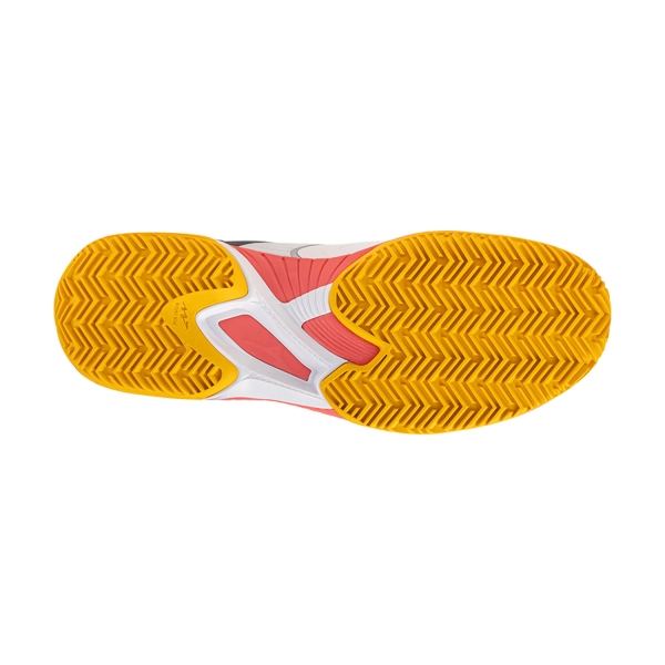 Mizuno Wave Exceed Court Clay - White/Calypso Coral/Citrus
