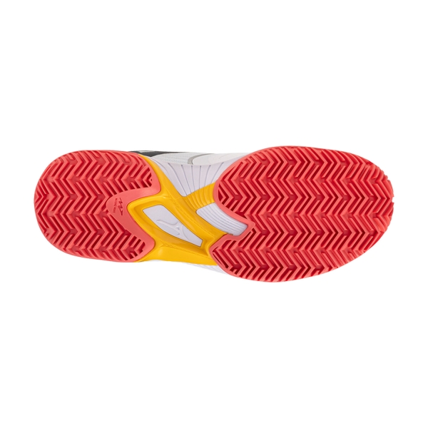 Mizuno Wave Exceed Court Clay - White/Calypso Coral/Citrus