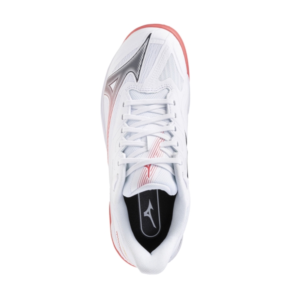 Mizuno Wave Exceed Court Clay - White/Calypso Coral/Citrus