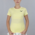 Mizuno Daybreakers Printed T-Shirt - Lemon Tonic