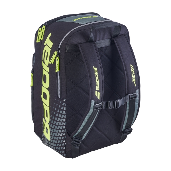Babolat Pure Aero Mochila - Metallic Grey/Black/Fluo Yellow