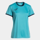 Joma Combi Premium Maglietta Bambina - Fluor Turquoise/Dark Navy