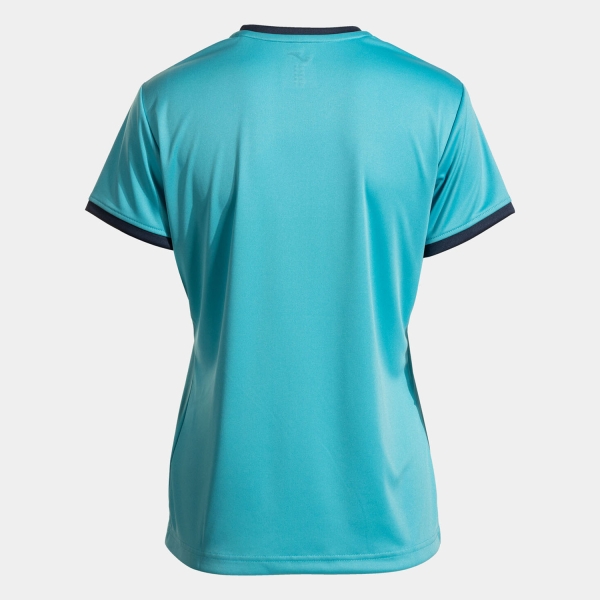 Joma Combi Premium Maglietta Bambina - Fluor Turquoise/Dark Navy