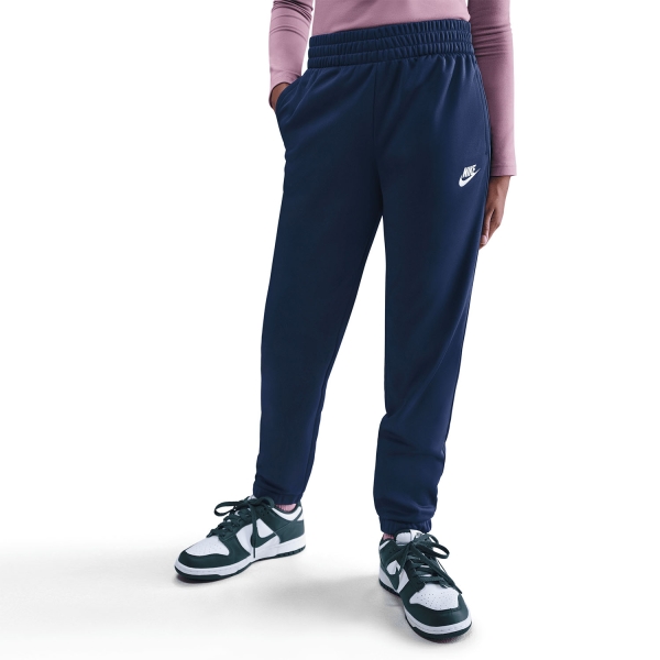 Nike Dri-FIT Tracksuit Kids - Midnight Navy/White