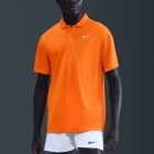 Nike Dri-FIT Solid Logo Polo - Bright Ceramic/White