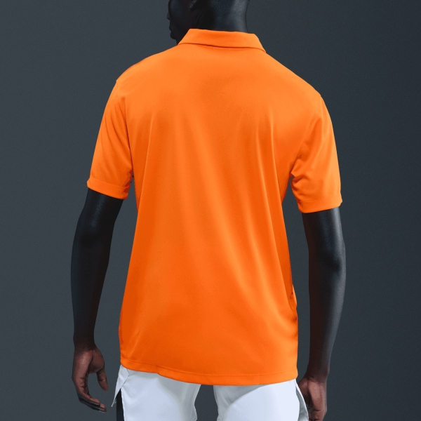 Nike Dri-FIT Solid Logo Polo - Bright Ceramic/White