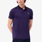 Lacoste X Daniil Medvedev Ultra-Dry Polo - Bleu Marine/Violet