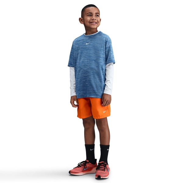 Nike Dri-FIT Icon 6in Shorts Boy - Bright Ceramic/White