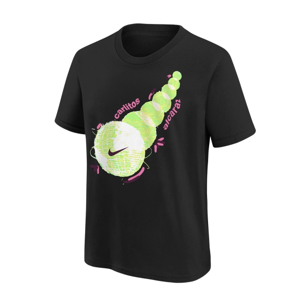 Men's Tennis Shirts Nike Carlos Alcaraz TShirt  Black EZQM1NTAANAW