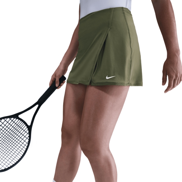 Nike Dri-FIT Victory Falda - Medium Olive/White