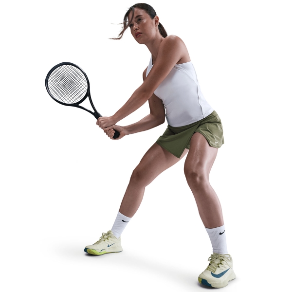 Nike Dri-FIT Victory Falda - Medium Olive/White
