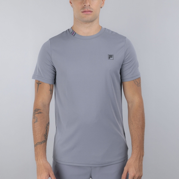 Maglietta Tennis Uomo Fila Mateo Maglietta  Gray Dawn XCM2523508450
