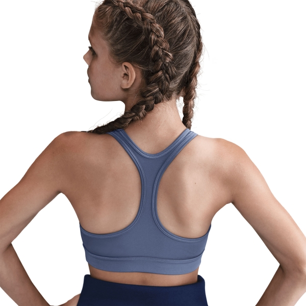 Nike Swoosh Logo Reggiseno Sportivo Bambina - World Indigo/White