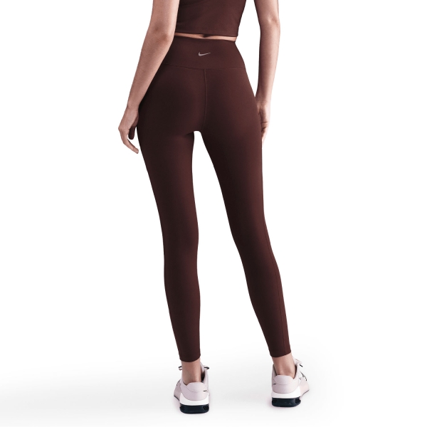 Nike One Logo 7/8 Tights - Burgundy Crush
