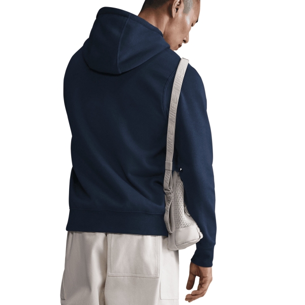 Nike Club Hoodie - Obsidian/White