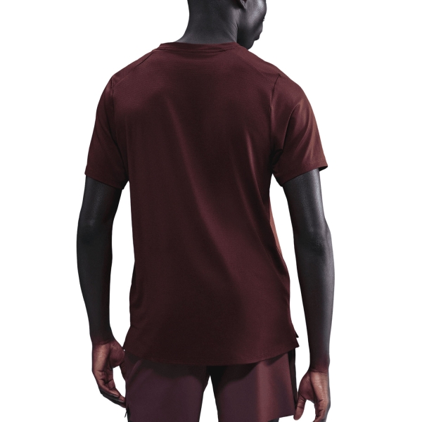 Nike Court Advantage Dri-FIT T-Shirt - Burgundy Crush/White