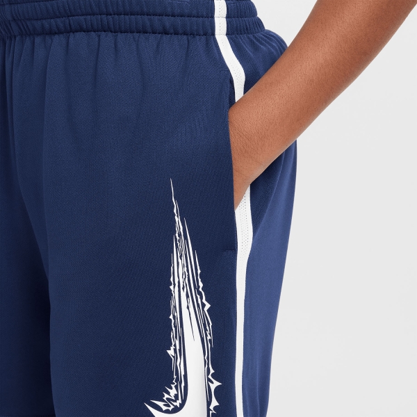 Nike Multi 5in Shorts Boy - Midnight Navy/White