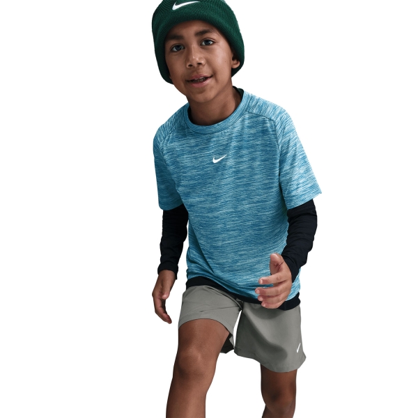 Nike Multi T-Shirt Boy - Green Abyss/Pure/White