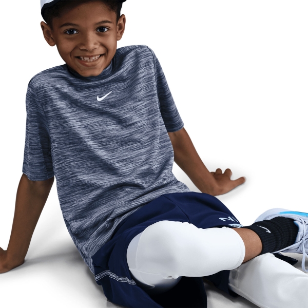Nike Multi T-Shirt Boy - Midnight Navy/Pure/White