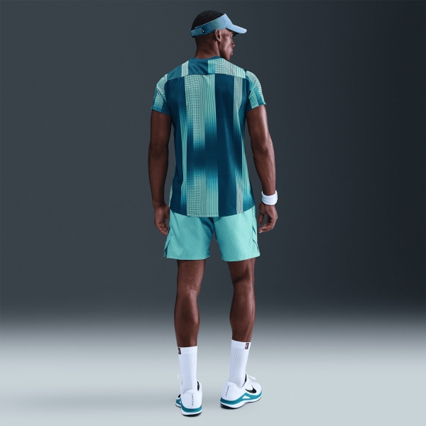 Nike Court Victory 7in Pantaloncini - Washed Teal/Blue Force/White