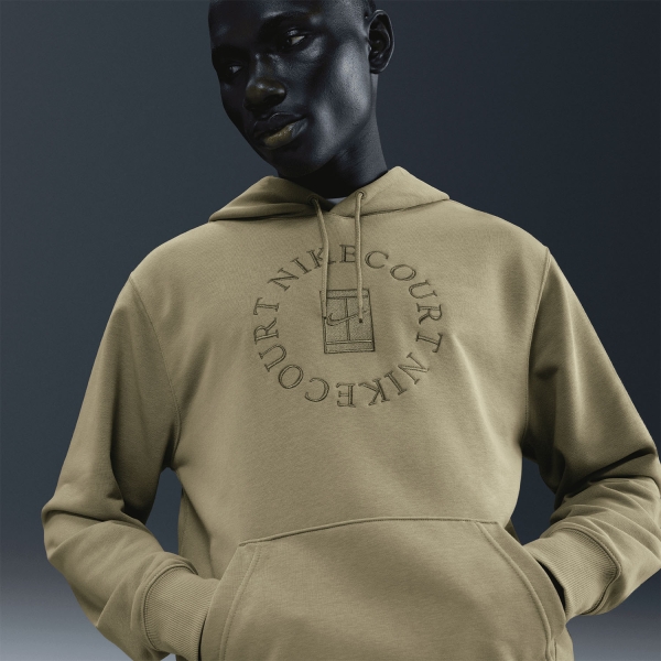 Nike Court Dri-FIT Heritage Hoodie - Neutral Olive/Medium Olive