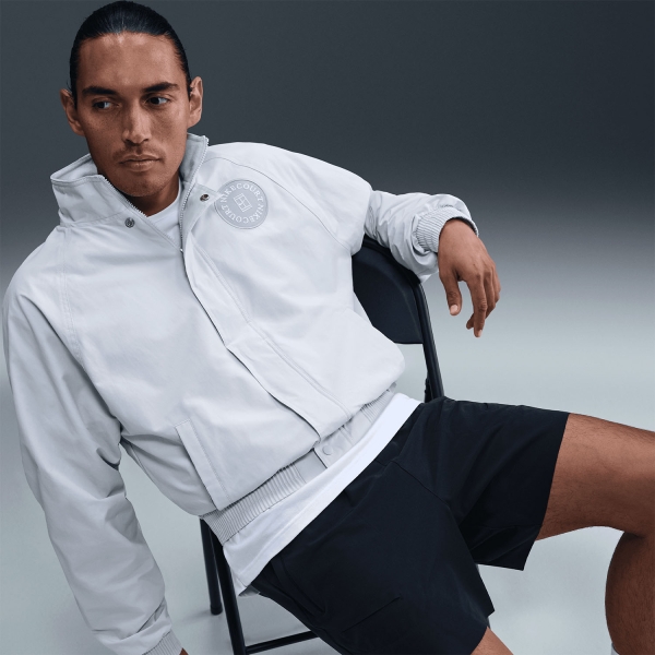 Nike Court Heritage Pro Jacket - Pure Platinum/Wolf Grey