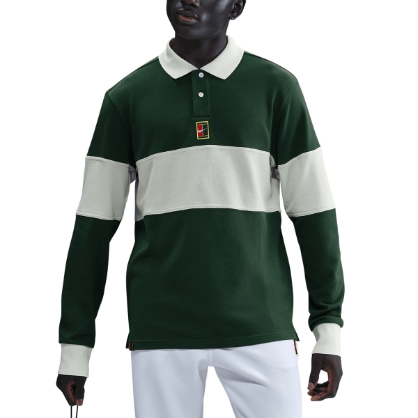 Polo Tenis Hombre Nike Court Heritage Polo  Fir/Pale Ivory HQ1748323