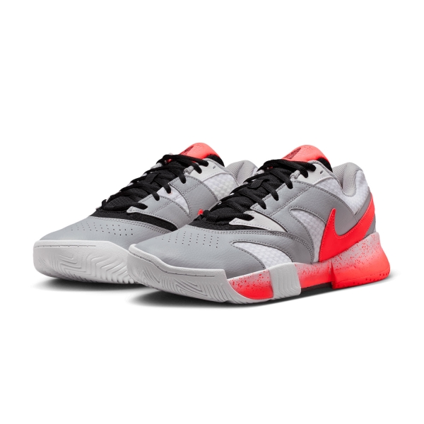 Nike Court Lite 4 HC Premium - White/Hot Lava/Wolf Grey