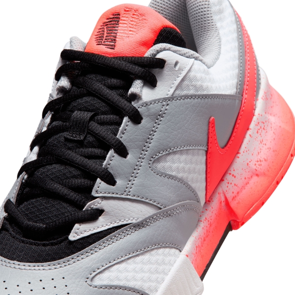 Nike Court Lite 4 HC Premium - White/Hot Lava/Wolf Grey