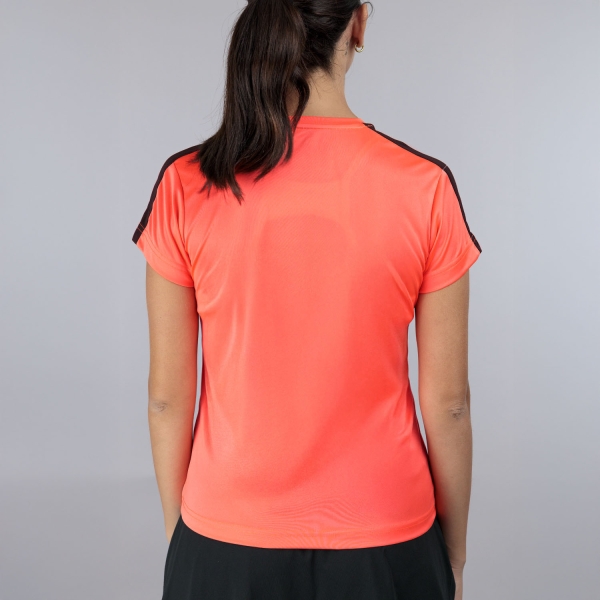 Joma Academy Maglietta - Fluor Coral/Black