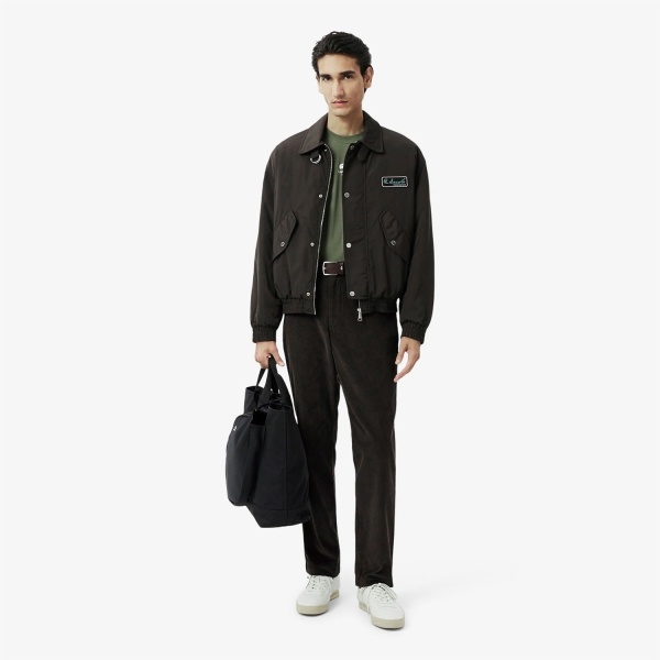 Lacoste Signature Print Camiseta - Vert Kaki