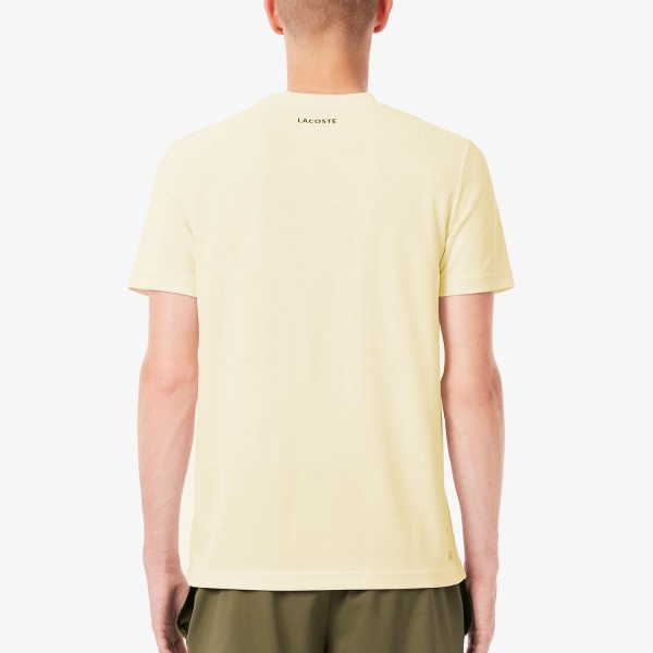 Lacoste Ultra Dry Back Print T-Shirt - Blanc