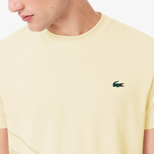 Lacoste Ultra Dry Back Print T-Shirt - Blanc