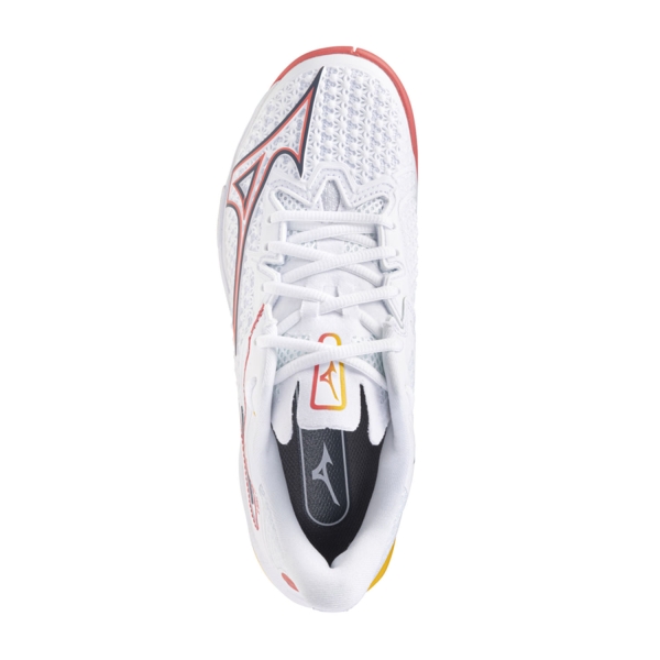 Mizuno Wave Exceed Tour 6 All Court - White/Calypso Coral/Icelandic Blue