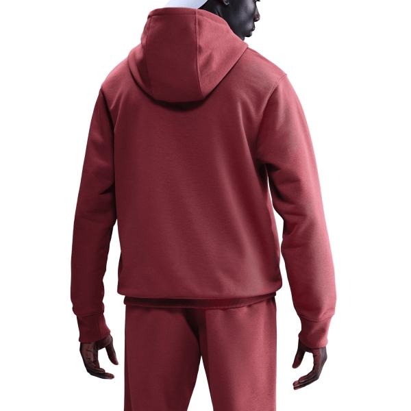 Nike Court Dri-FIT Heritage Hoodie - Cedar/Team Red