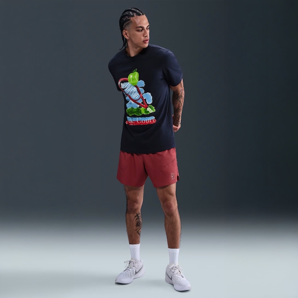 Nike Court Graphic Camiseta - Obsidian
