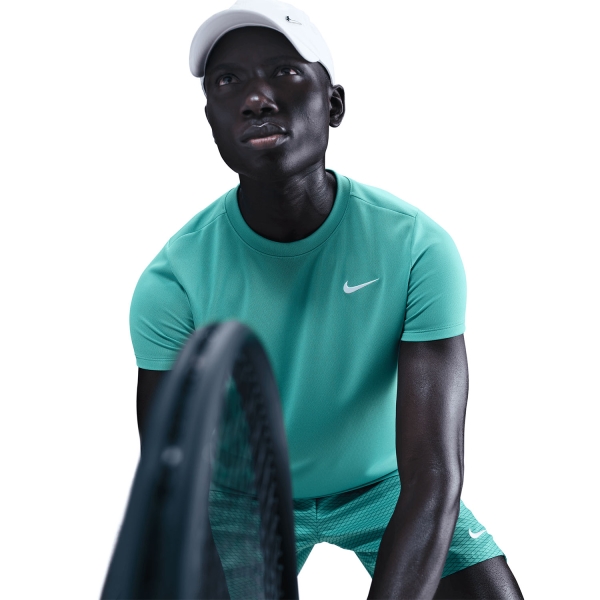 Nike Court Victory T-Shirt - Washed Teal/White