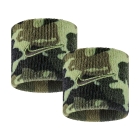 Nike Dri-FIT Swoosh Classic Printed Muñequeras Cortas - Oil Green/Sequoia/Black
