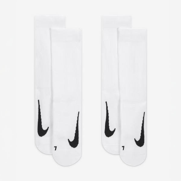 Nike Multiplier Cushioned x 2 Socks - White