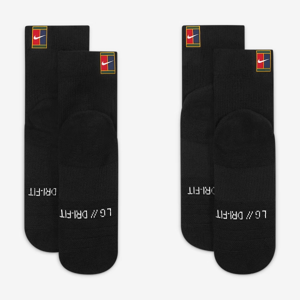 Nike Multiplier Max x 2 Socks - Black
