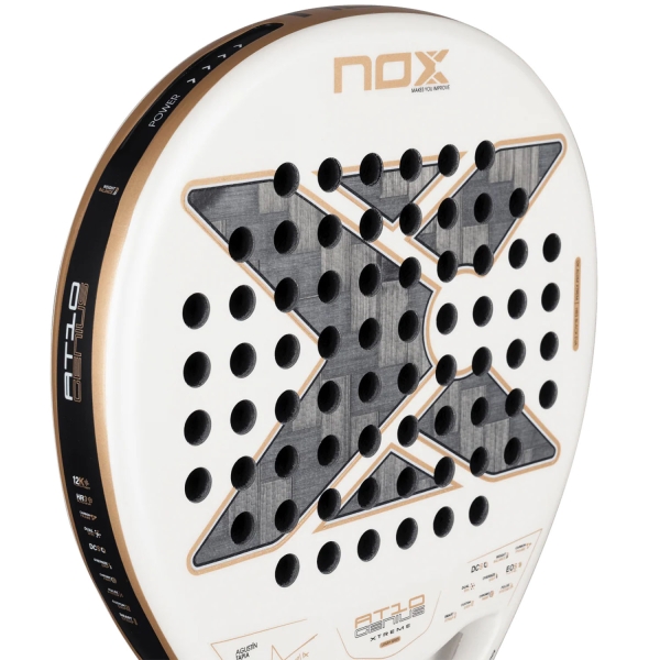 NOX AT10 Genius 12K Alum XTREME Padel - White
