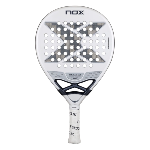NOX Luxury Padel Racket NOX AT10 Genius 12K Alum XTREME Lite Padel  White/Grey PAT10GENIUS12LI26