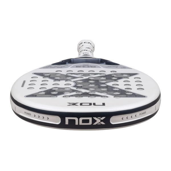 NOX AT10 Genius 12K Alum XTREME Lite Padel - White/Grey