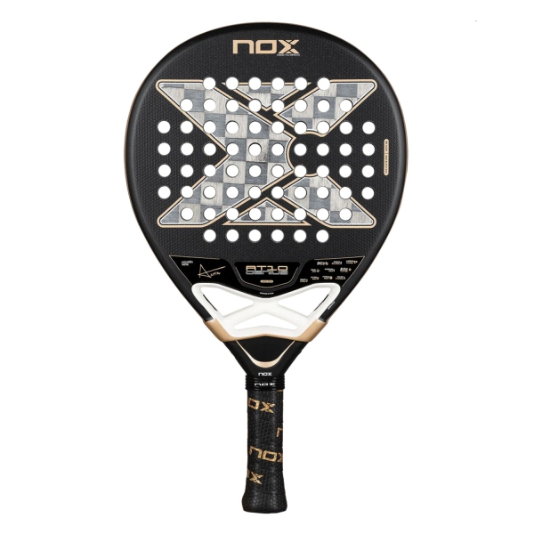 NOX Luxury Padel Racket NOX AT10 Genius 18K Alum Padel  Black/Gold PAT10GENIUS1826